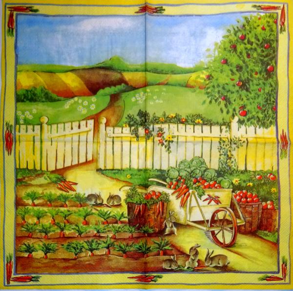 085 Garten - 3-lagig (gelb) - Ihr